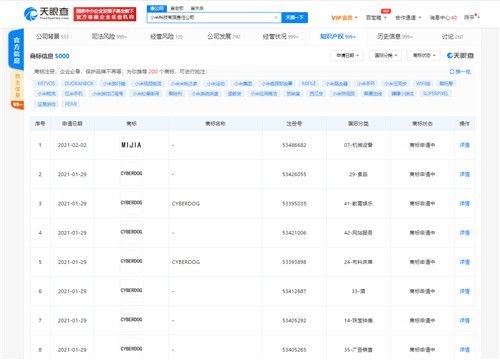 快讯！小米关联公司注册苹果公司首款浏览器商标“Cyberdog”