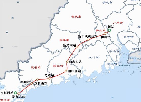 粤港澳大湾区11条铁路同时在建：其中6条高铁，5条城际铁路