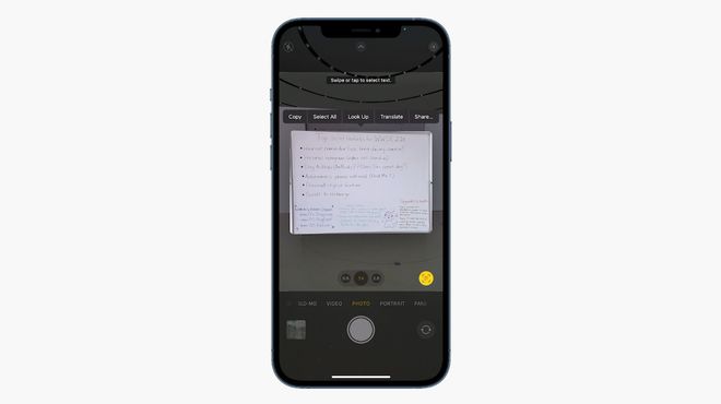 iOS 15能识别照片里的文字了 支持中文等语言