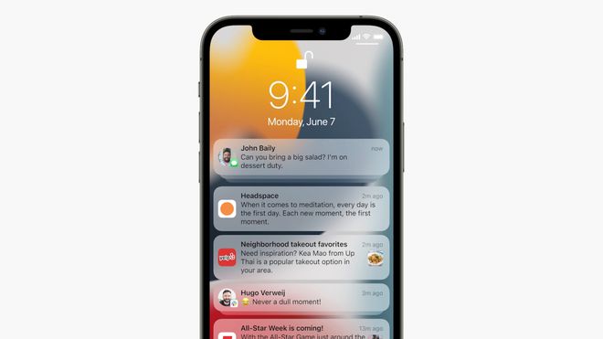 手机弹窗太多？iOS 15增加专注和摘要模式，可定义轻重缓急