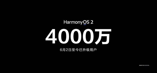 余承东：华为HarmonyOS2.0用户已经超过4000万
