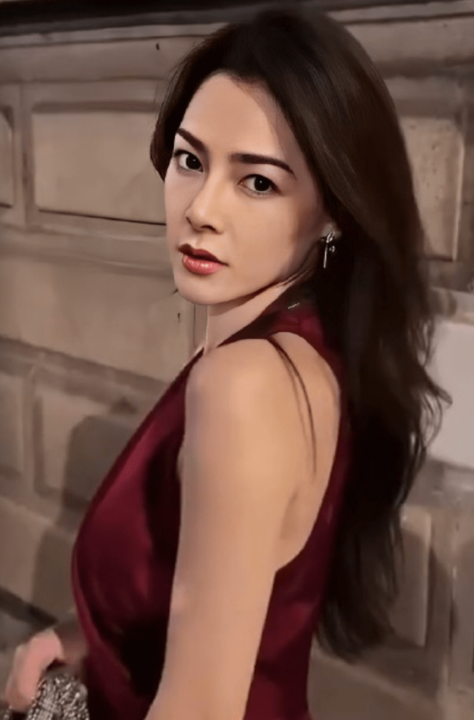 汪东城晒AI换脸女装照 穿一身红裙风情万种