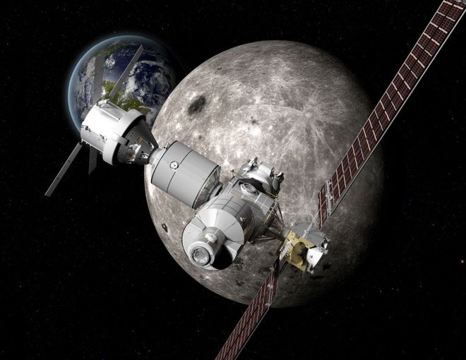NASA月球空间站概念图：SpaceX等五家公司参与