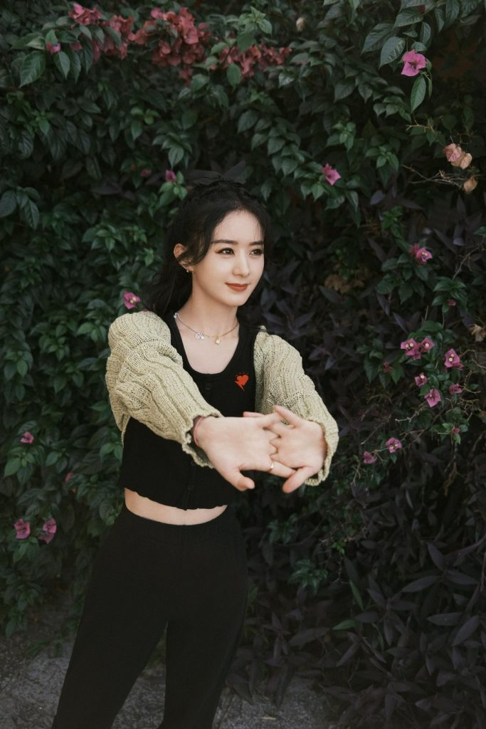 赵丽颖秋日写真曝光 笑容甜美温婉动人