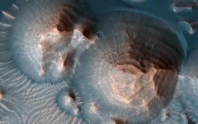 NASA确认火星地区有数千次古老的火山喷发