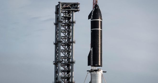 Space X为B5助推器安装全套格栅翼