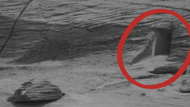 NASA火星最新照片引发猜想，但实际并未发现秘密门道 