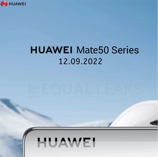 消息称华为 Mate 50 系列将于 9 月 12 日发布，采用麒麟芯片 