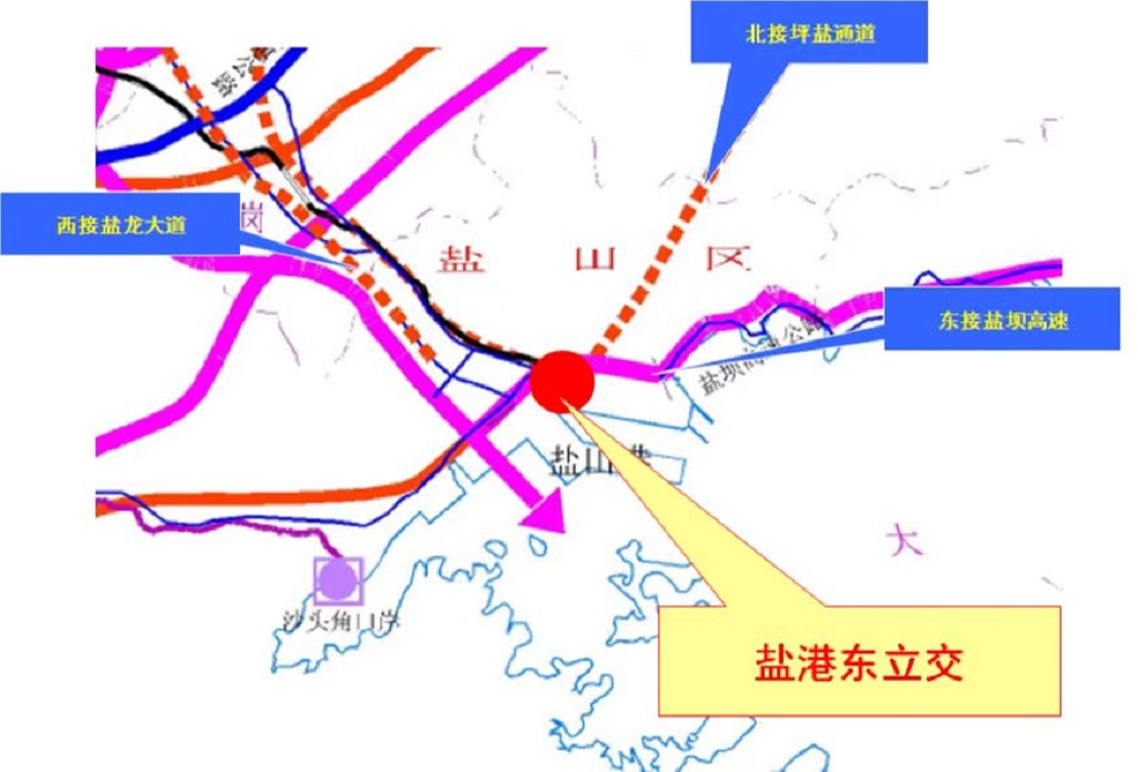 深圳盐港东立交工程桥梁主体结构全部完成