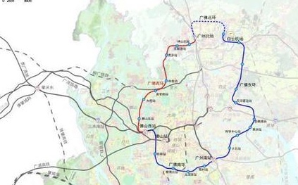 粤港澳大湾区首条广州都市圈跨市城际铁路动工 