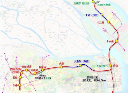 广州、中山中心区45分钟通达，南中珠城际西线站点全揭晓 