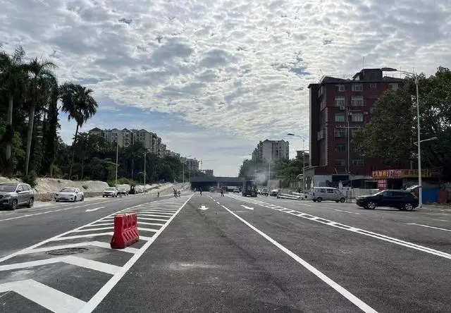 广州天河区云溪路（华南路—大观路）通车 
