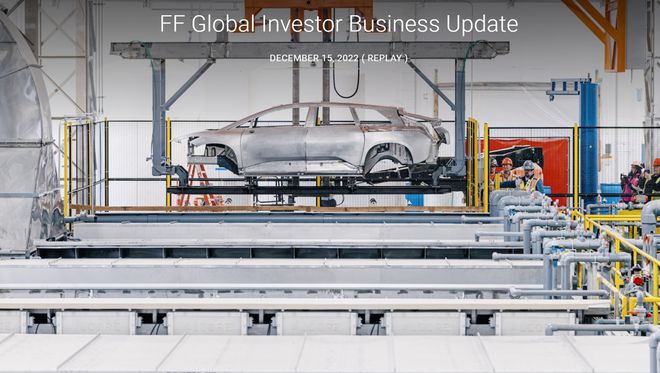 法拉第未来：FF91 预计明年 4 月开始交付 