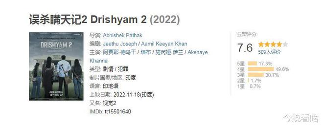 误杀瞒天记2豆瓣7.6分！依旧精彩，剧情反转反转再反转！