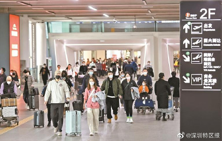 春运27日深圳迎来返程高峰