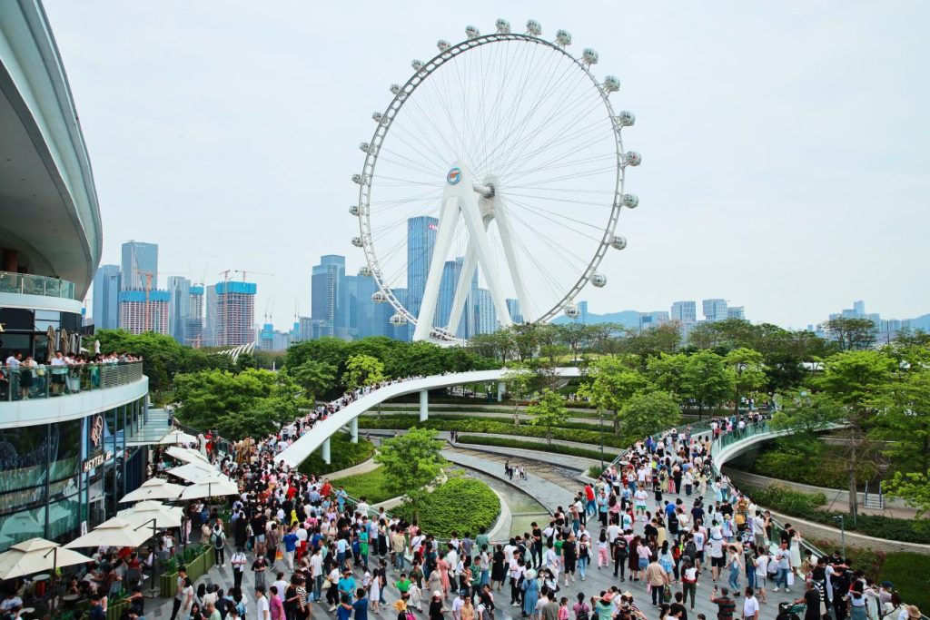 五一假期深圳欢乐港湾累计接待客流数排全市第一 多项数据再创新高