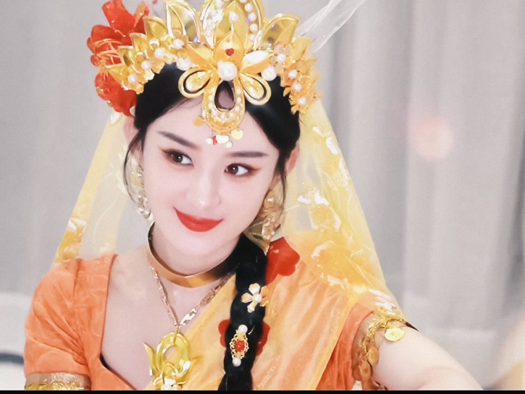 赵丽颖玉兔公主造型 可爱元气魅力十足