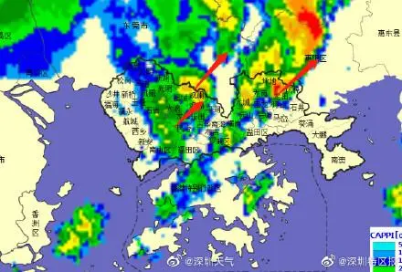 深圳市解除分区雷雨大风黄色预警、解除分区暴雨黄色预警