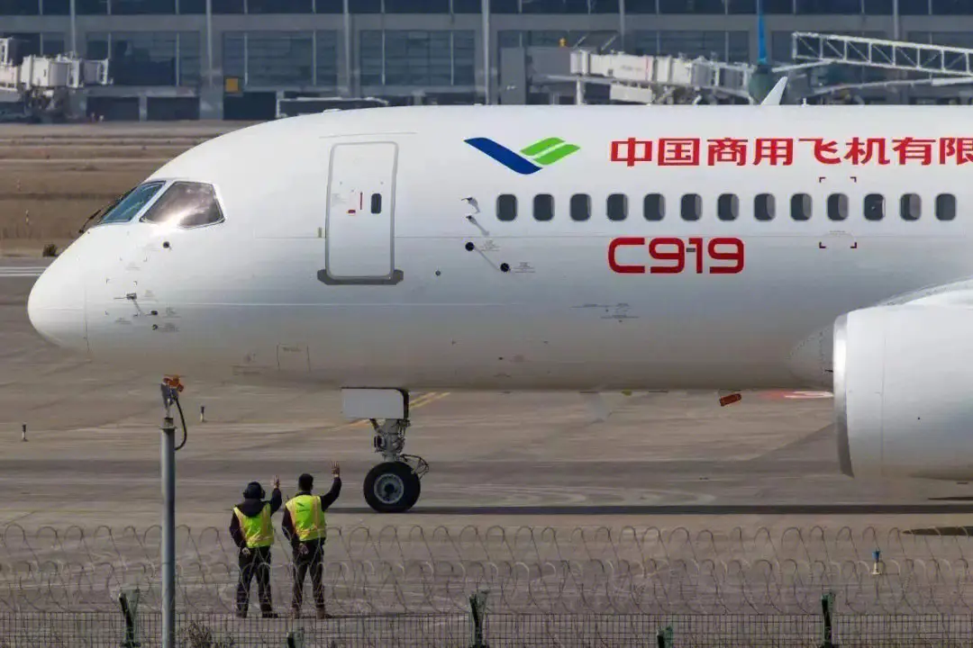 第二架国产C919“入列” 将与首架机搭档执飞沪蓉快线