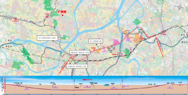广州南站联络线终于来了！ 广州市中心⇄香港西九龙用时缩短至→