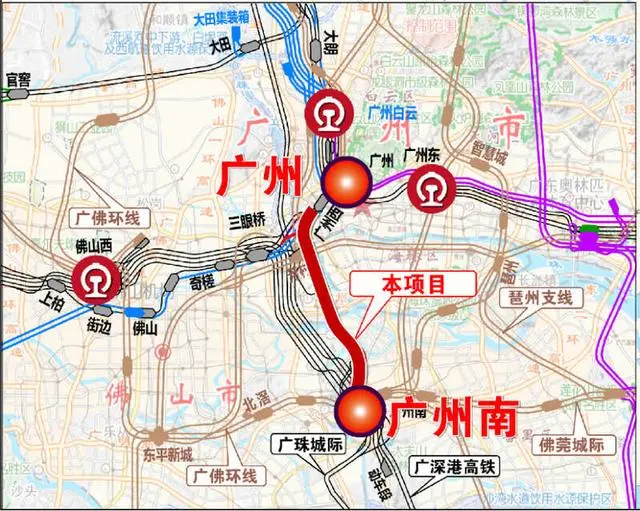 广南联络线开工 未来广州1小时直达香港西九龙站