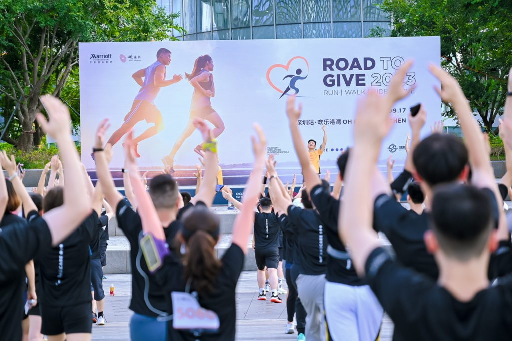 万豪国际集团深圳惠州区域酒店启动“Road to Give”公益活动