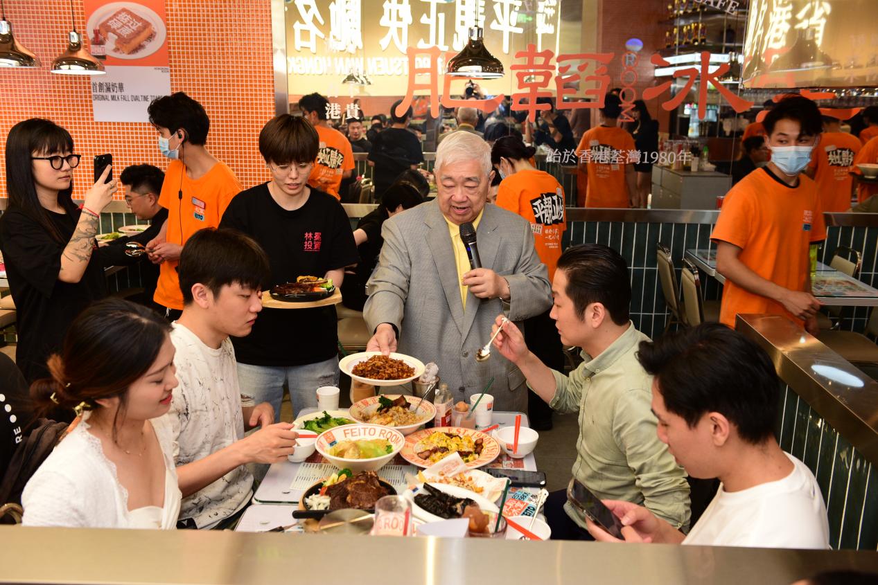 肥韬冰室南山旗舰店开业，香港食神梁文韬驾到