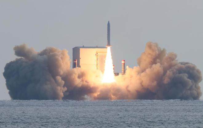 首颗侦察卫星被送入太空后，韩国再次发射雷达遥感卫星