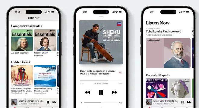 苹果Apple Music 古典乐国区上线，并正式加入CarPlay支持