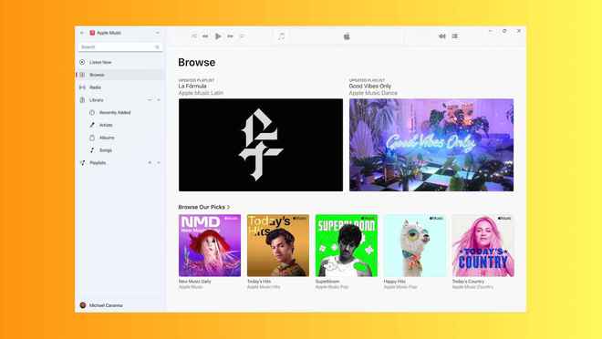 Apple Music/TV/Devices应用正式在Windows平台推出