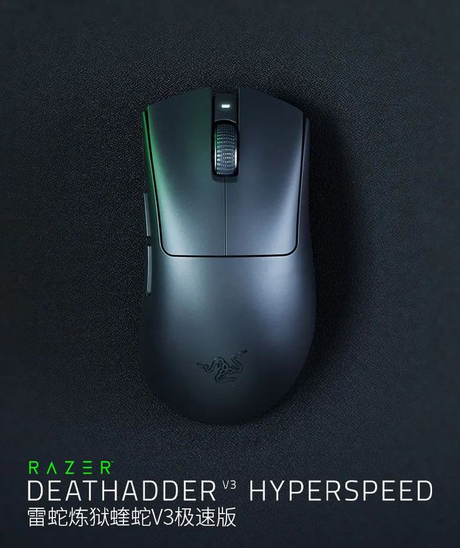 雷蛇炼狱蝰蛇 V3 极速版鼠标发布，售价 799 元