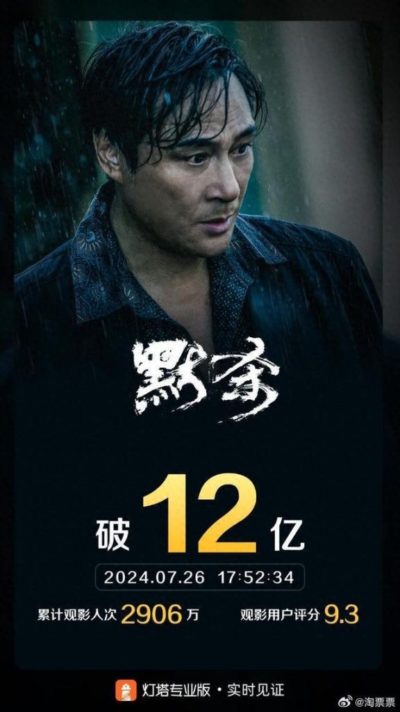 张钧甯、王传君、吴镇宇主演电影《默杀》票房突破12亿