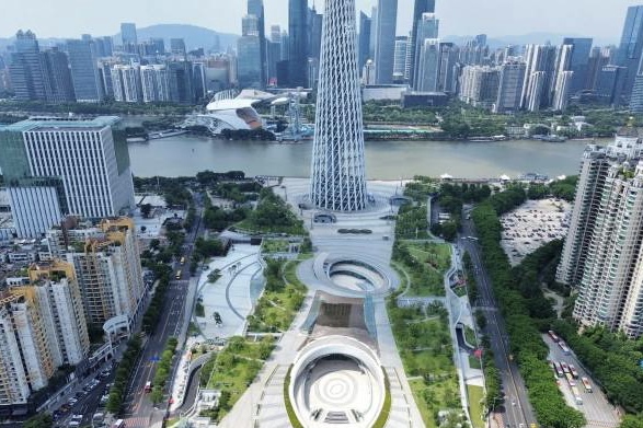 广州塔广场通过竣工验收 打造新中轴城市名片