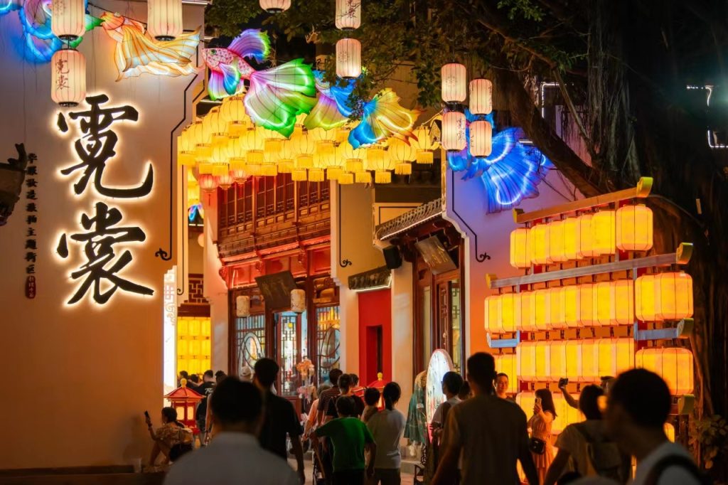 深圳锦绣中华锦绣西市盛大开市!吃月饼舞霓裳共度中秋花月夜!