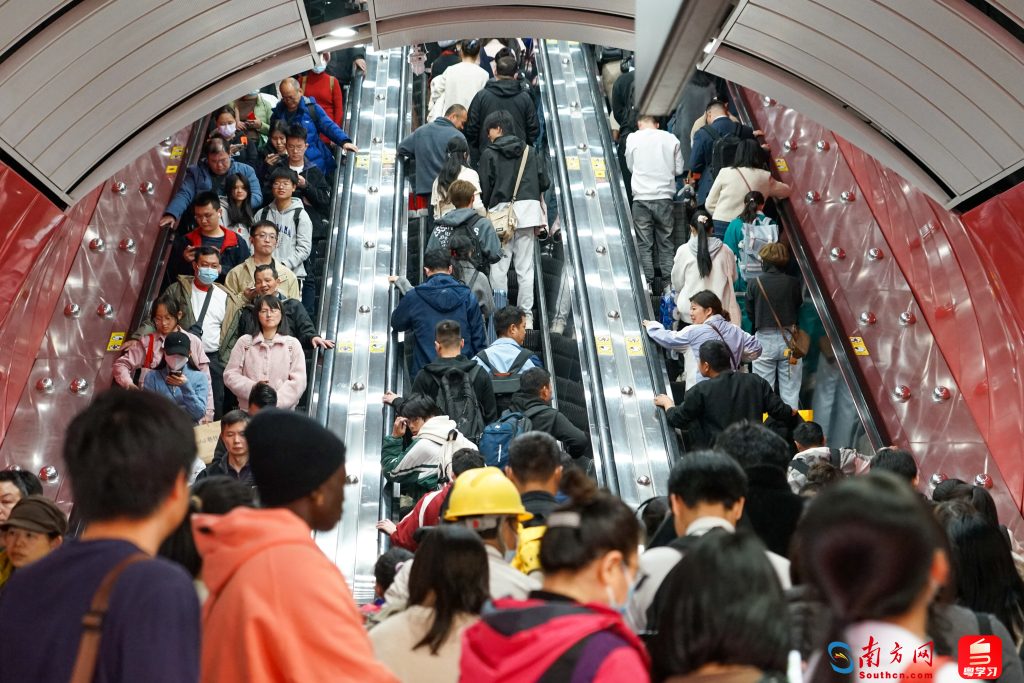 春运首日广州地铁运客951.4万人次 广州火车站客流量最大
