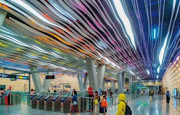“中国最美地铁站”广州获点赞
