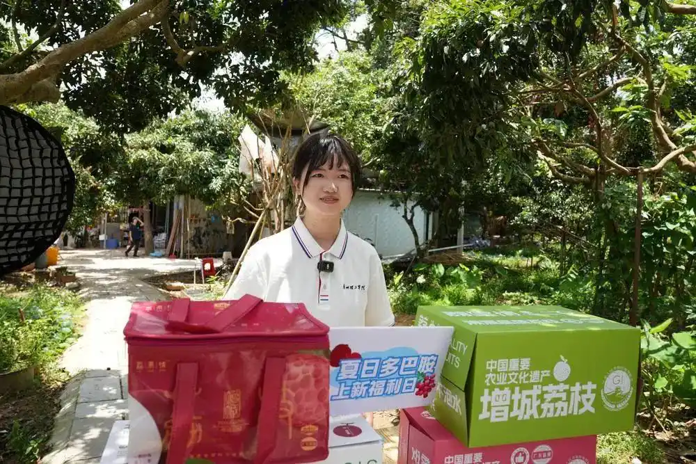政校企携手振兴乡村，广州理工学子电商助“荔”
