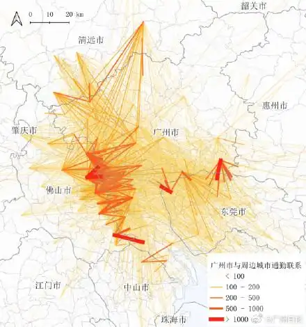 广州61万上班族跨城通勤