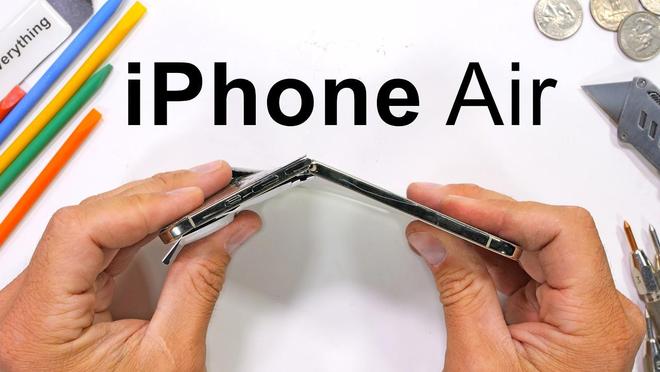 苹果 iPhone Air 与 17 Pro 抗弯不抗摔,跌落仍易碎屏