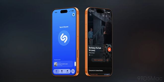 苹果Shazam更新26.0版：液态玻璃界面焕新登场