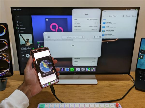 iPhone 17 Pro Max成功破解运行iPadOS！体验神似Mac