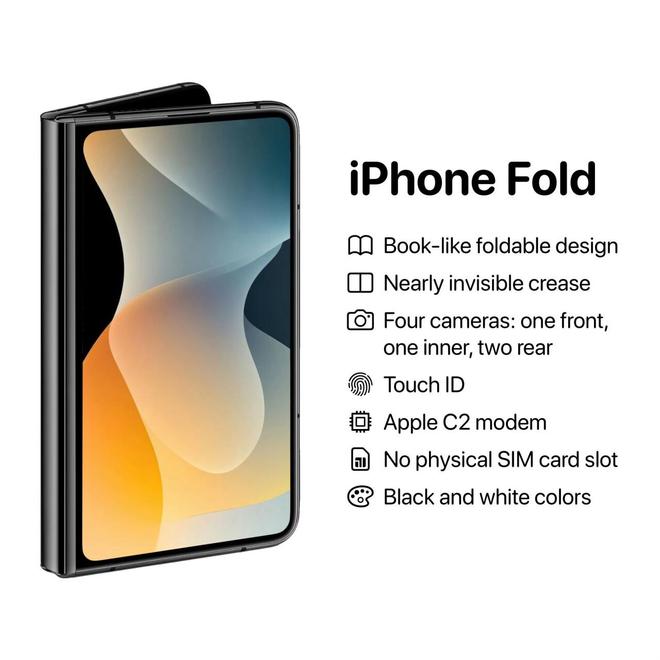 17000元起!「无折痕」iPhone Fold价格曝光,贵得离谱