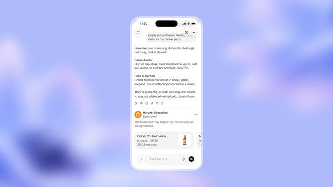 OpenAI将在美测试ChatGPT广告，8美元Go订阅同步上线