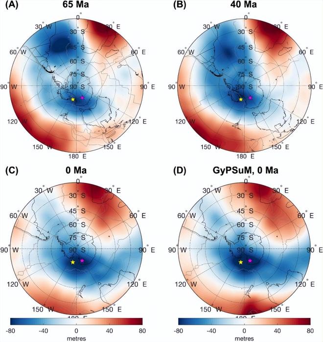 地球重力在南极凹陷:研究发现冰原下藏着存在7000万年的重力空洞