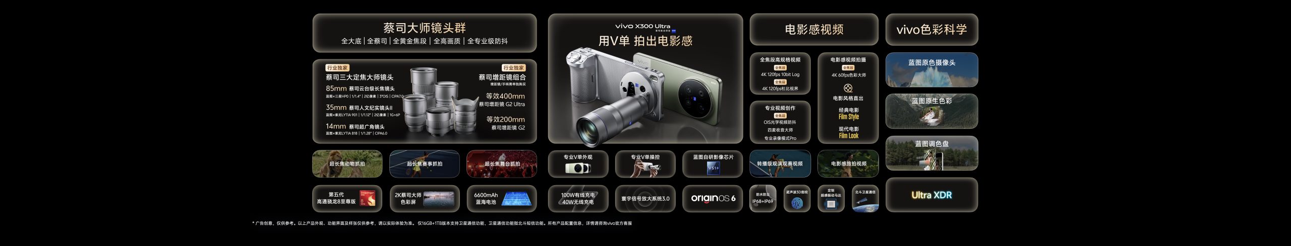 「专业V单」vivo X300 Ultra及「超能小V单」vivo X300s正式发布