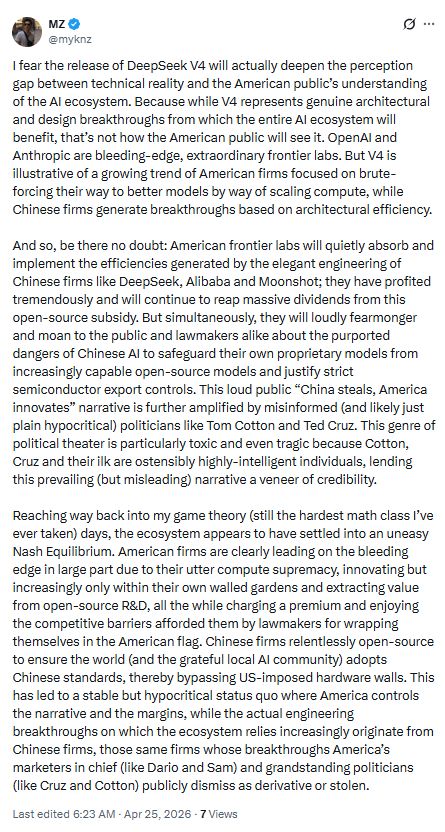 DeepSeek V4发布戳中海外!黄仁勋预言的“灾难”降临