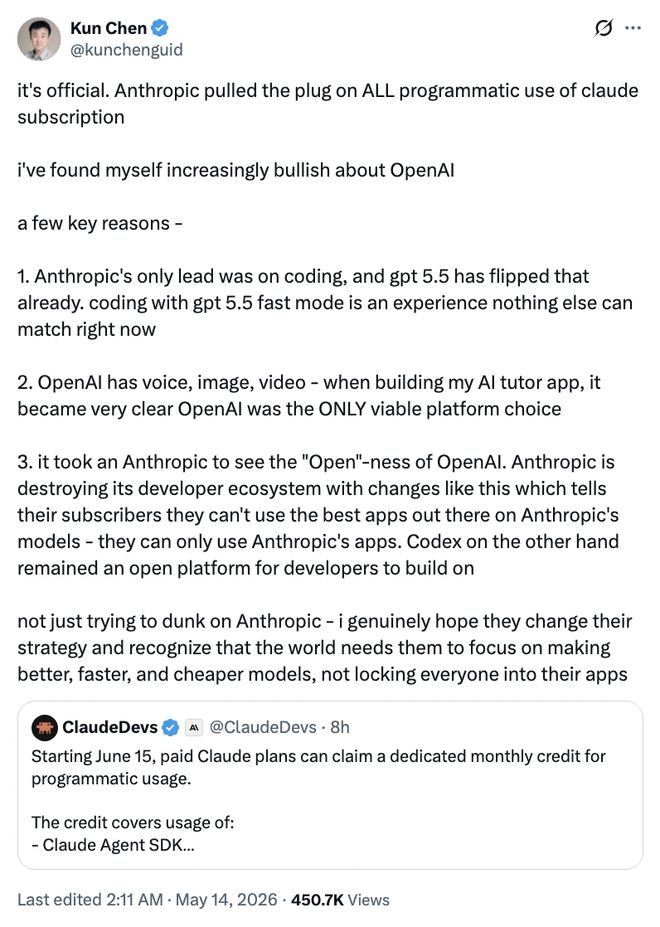 OpenAI刚宣布免费2个月挖用户,Anthropic直接反杀加量50%