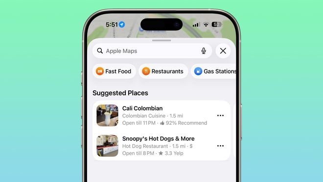 苹果iOS 26.5为Apple Maps广告铺路,初期配两个入口