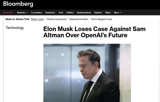 凌晨突发！马斯克败诉，陪审团没判对错，只判他起诉OpenAI太晚了