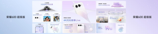 超级4K实况神机!荣耀600 Pro与超级版正式开售,国补价2804.15元起